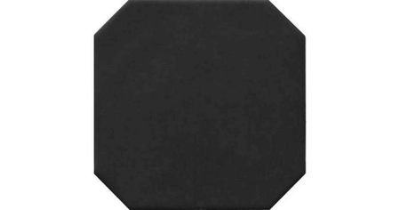 OCTAGON -  NEGRO MATE - Carrelage 20x20 cm octogonal Noir mate