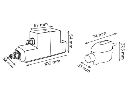 Pompe de relevage SANICONDENS clim mini 3S de D16 mm - SFA - CLIMNINI3S