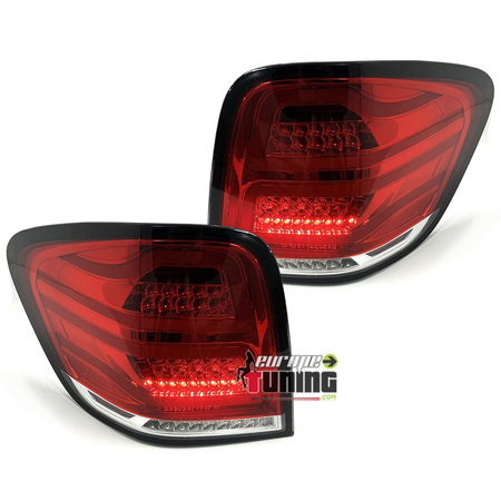 FEUX ROUGES CLAIRS LED TUBES CELIS MERCEDES ML W164 2008-2011 PH2 (05355)