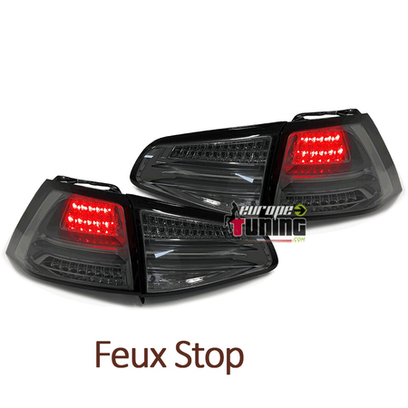 FEUX FUMES PACK SPORT DOUBLES BANDES LED POUR VW GOLF 7 PH1 2012-2017 (05466)