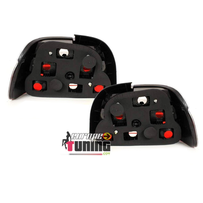 FEUX ROUGES FUMES NOIRS LOOK PHASE 2 BMW SERIE 5 E39 BERLINE 1995-2000 PHASE 1 (13204)