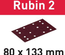 Abrasifs RUBIN 2 STF 80x133mm P150 RU2/50 - FESTOOL - 499051