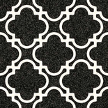 ALAMEDA BULNES GRAFITO Carrelage 20x20 cm aspect carreaux de ciment motif fleur.