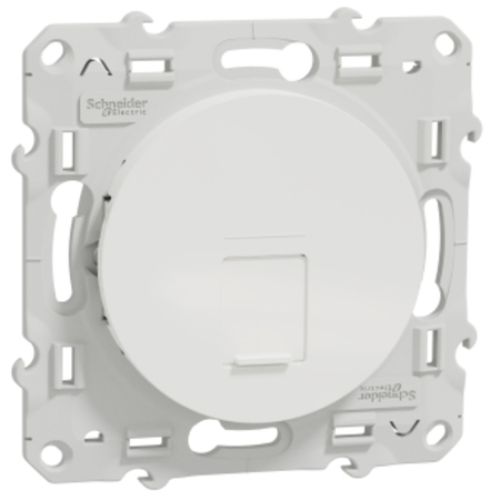 Prise RJ45 Blanc ODACE grade 3 cat. 6 STP à vis SCHNEIDER ELECTRIC S520476