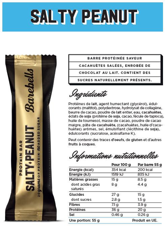 Barebells barre protéinée (55g)