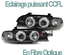 PHARES FEUX NOIRS ANGEL EYES ANNEAUX LED CCFL BMW SERIE 5 E39 PHASE 1 (00504)