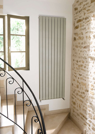 Radiateur à eau chaude FASSANE PREM'S vertical double blanc 1800W - ACOVA - SHXD-200-059