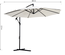 Parasol déporté octogonal inclinable Ø 3 x 2,5H m