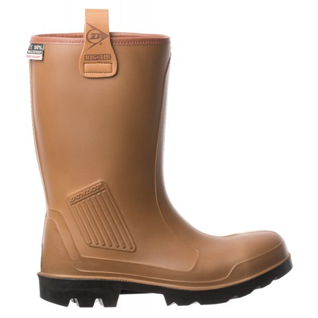 Botte de sécurité fourées RIGAIR PRO FUR S5 SRA SRC CI Dunlop® marron/noir P46 - COVERGUARD - 9RFPO90046