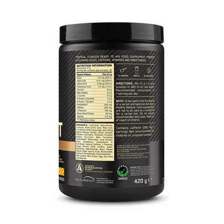 Pre workout advanced (420g)