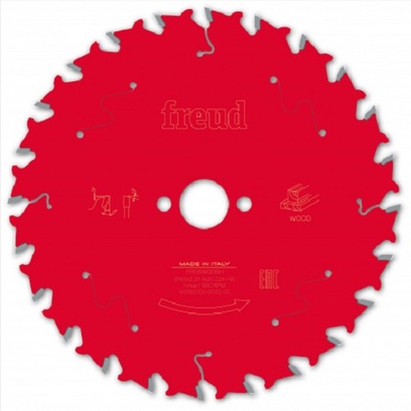 Lame de scie circulaire pour bois 24 dents D190mm - FREUD - F03FS09717