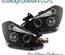 PHARES NOIRS ANNEAUX CCFL FEUX LED ANGEL EYES RENAULT CLIO III 2005-2009 (03364)