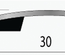 Bande seuil inox adhésif 0,73mm - DINAC - 11000