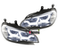 PHARES CHROME DRL ANGEL EYES ANNEAUX 3D FEUX DE JOUR BMW X5 E70 2007-2013 (05354)