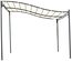 Pergola tonnelle de jardin dim. 2,97L x 2,97l x 2,45H m