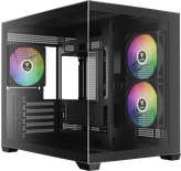 Boitier Mini Tour Micro ATX Gamdias Aura GC10M RGB avec panneaux vitrés (Noir)
