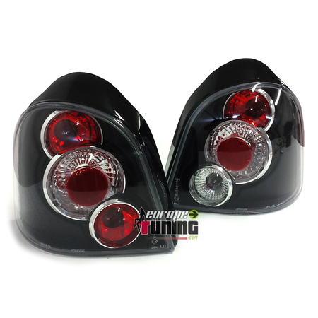 FEUX TUNING NOIRS POUR RENAULT TWINGO 1 DE 1992 A 2004 (11525)