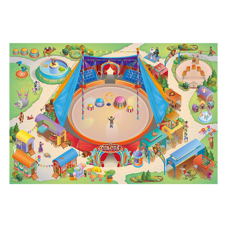 Tapis enfant 100x150 cm CIRQUE