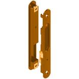 Fermeture encastrée double silène brun 1247 mat  - LA CROISEE DS -  DS6795-097