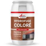 Hydrofuge imperméabilisant toiture coloré pour tuiles en béton, ciment, ardoise: COLORHYDRO-200 L Brun Sepia - RAL 8014-ARCANE INDUSTRIES