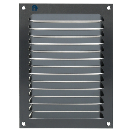 Grille à persienne 436 150x200mm anodisé argent - RENSON - 41502001