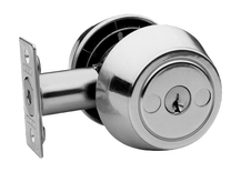 Verrou tubulaire double entrée à axe réglable 60-70mm chrome mat - TESA - 517U0CM