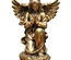 Statue d'Ange priant en résine effet bronze 50cm
