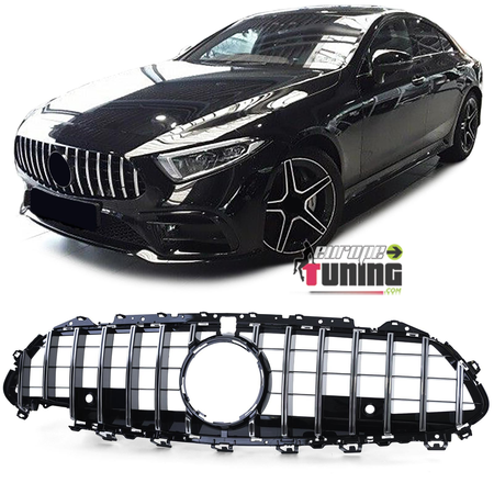 CALANDRE NOIRE ET CHROME LIGNE MERCEDES CLS GT AMG POUR CLS 257 C257 (05225)