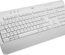 Logitech - Clavier sans fil - Ergonomique Entier avec Repose-Poignets - Signature K650 - Blanc