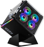 Boitier Cube ATX Azza Cube RGB avec panneaux vitrés (Noir)