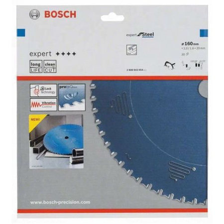 Lame de scie circulaire pour l'acier 355 x 25,4 x 2,2mm 80 dents - BOSCH EXPERT - 2608643062