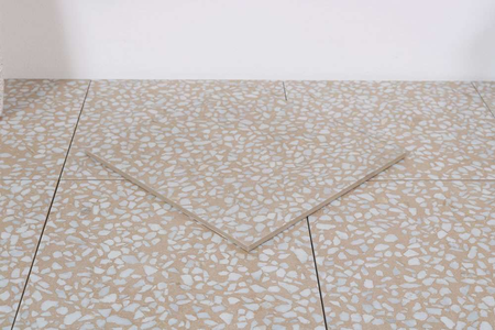 FARNESE AMALFI BEIGE 30 x 30 cm - Carrelage aspect terrazzo beige