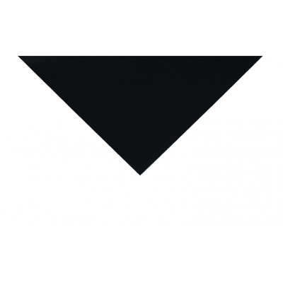 Crédence réversible en noir satiné / noir mat (disponible en 2 m x 1 m et 1 m x 0.5 m) - Coloris - Noir RAL 9005, Epaisseur - 3 mm, Largeur - 50 cm, Longueur - 100 cm
