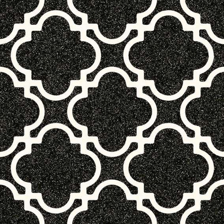 ALAMEDA BULNES GRAFITO Carrelage 20x20 cm aspect carreaux de ciment motif fleur.