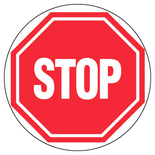 Panneau d’interdiction rond 300mm ''Stop'' - NOVAP - 4060712