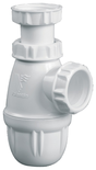 Siphon lavabo PVC blanc D32 à la hauteur réglable - VALENTIN - 00 610300 001 00