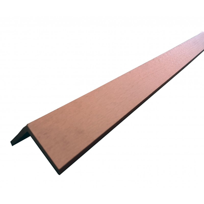 Profil d'angle bois composite pour bardage - Coloris - Chocolat, Epaisseur - 6 cm, Largeur - 6 cm, Longueur - 270 cm