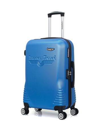 AMERICAN TRAVEL - VALISE WEEKEND ABS DC 4 ROUES 65 CM