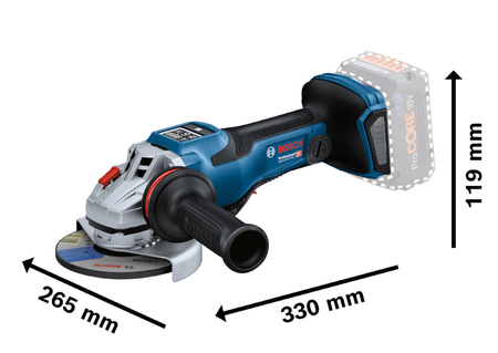 Meuleuse d'angle 18V GWX 18V-15 PSC X-Lock (sans batterie ni chargeur) en coffret L-BOXX - BOSCH - 06019H6G02