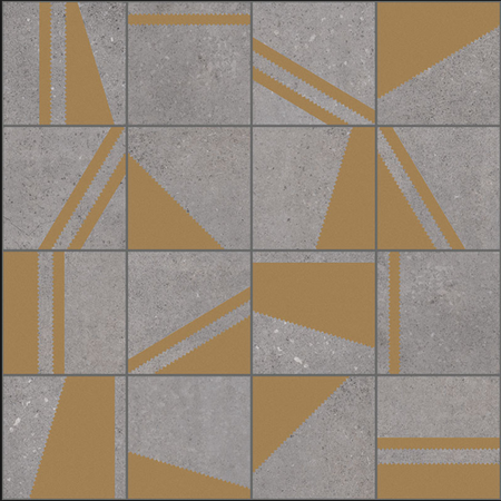 KOKOMO GRAFITO ORO NASSAU PATCHWORK Carrelage aspect carreaux de ciment