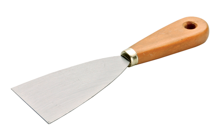 Couteau peintre en acier manche en bois 7cm - NESPOLI - 48315 7
