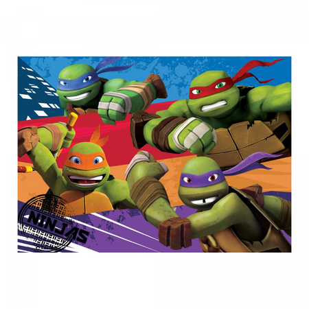 Tapis enfant 95x133 cm TORTUE NINJA