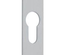 Entrée adhésive rectangle clé I blanc - ARGENTA - 3000631