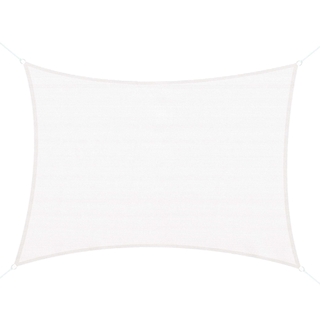 Voile d'ombrage rectangulaire 4x6 m crème