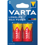 Blister de 2 piles LONGLIFE Max Power LR14 C 1,5V - VARTA - 4714110402