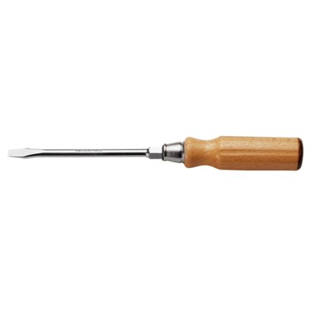 Tournevis manche bois pour vis à fente 4x90mm longueur totale 195mm - FACOM - ATHH.4X90