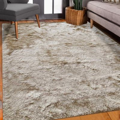 Tapis shaggy tufté main SG FIN Care&Fair