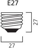 Lampe fluo-compacte MINI-LYNX SPIRALE Fast-Start 840 E27 15W - SYLVANIA - 0035217