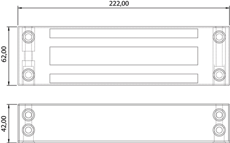 Ventouse extérieure en applique IP67 750KG - SEWOSY - EXT750CTC