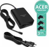 Chargeur universel Advance PowerUp compatible Acer 90W - 3 embouts